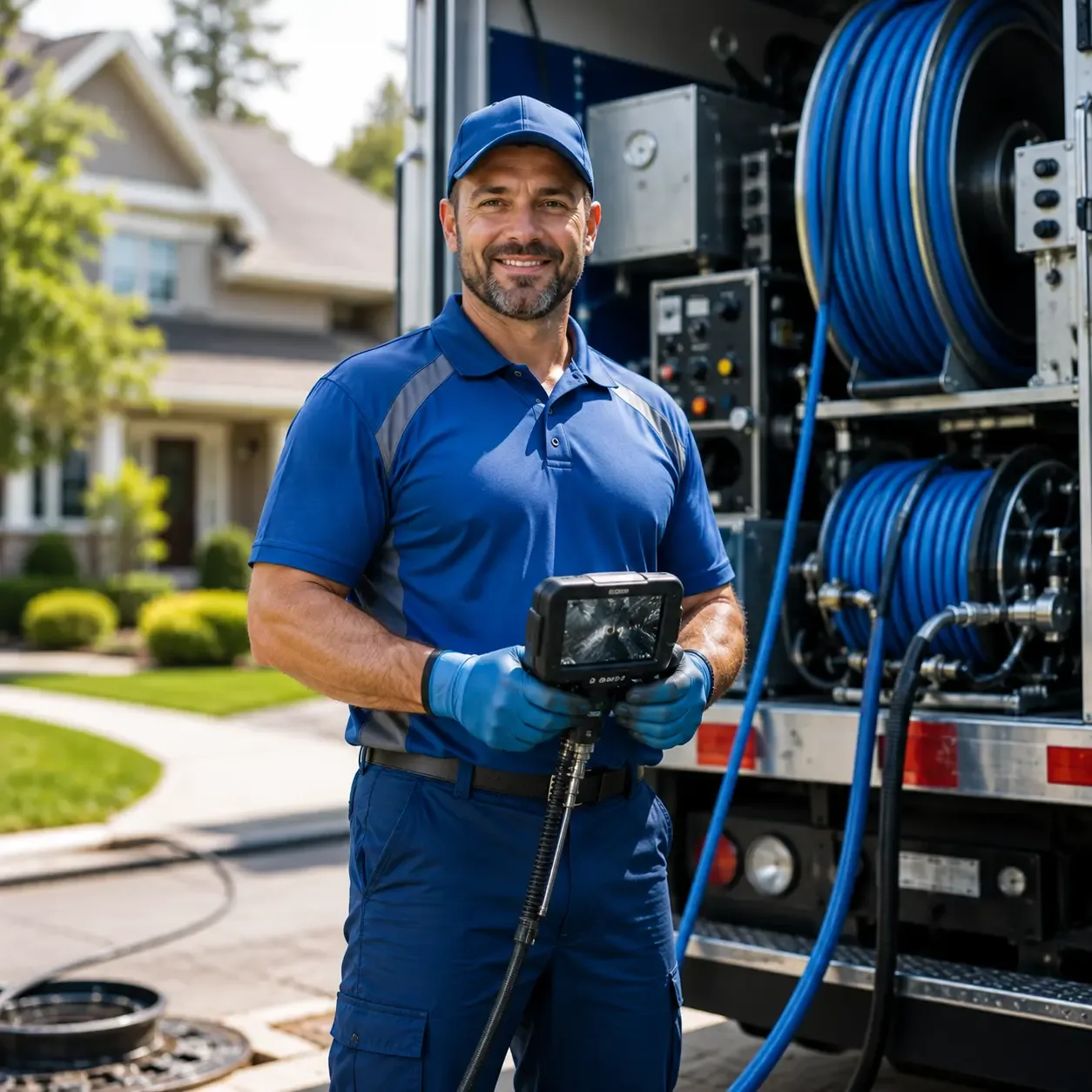Local outdoor drain cleaning specialists in Gunter, TX